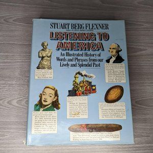Vintage Listening to America Hard Cover Book